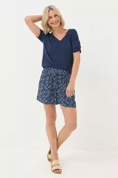 Шорты Fatface с геометрическим узором Fat Face, синий