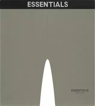 Шорты Fear of God Essentials Athletic Biker Short Gray Flannel, серый