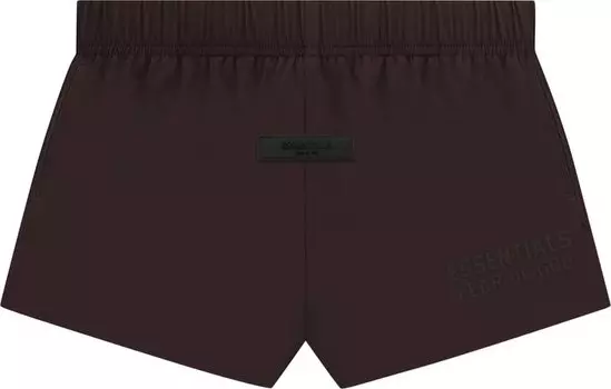Шорты Fear of God Essentials Running Nylon Short Plum, коричневый