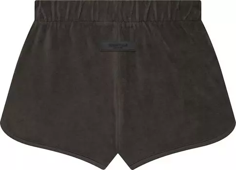 Шорты Fear of God Essentials Velour Short 'Off Black', черный