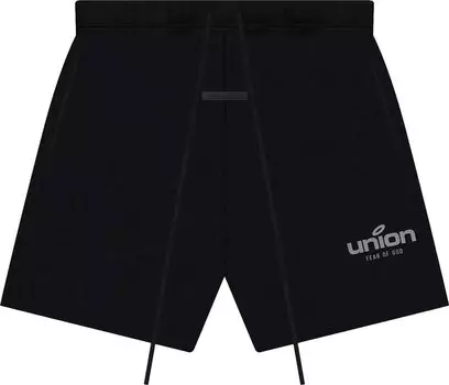 Шорты Fear of God Essentials x Union Vintage Short 'Vintage Black', черный