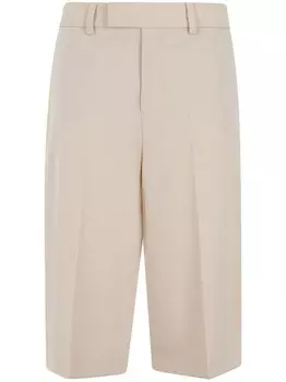 Шорты Federica Tosi с заутюженными стрелками, серый