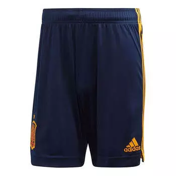 Шорты fef h sho spanish national team home soccer/football sports shorts navy blue Adidas, синий