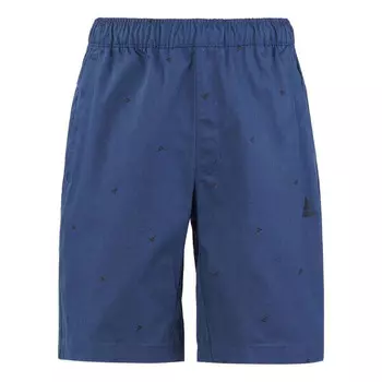 Шорты fi short aop logo printing athleisure casual sports shorts navy blue Adidas, синий