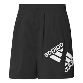 Шорты field issue brd woven shorts 'black white' Adidas, черный