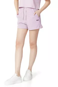 Шорты Fila хлопковые, сиреневый