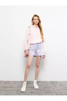 Шорты - Фиолетовый - Нормальная талия LC Waikiki