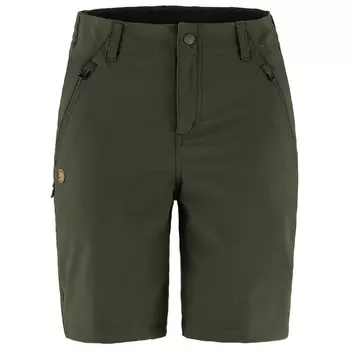 Шорты Fjllrven Women's Abisko Trail Stretch, цвет Deep Forest
