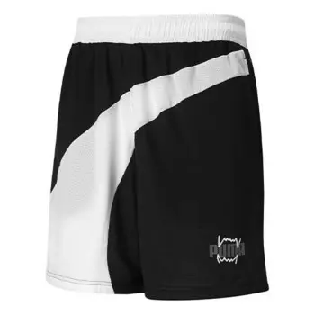 Шорты flare basketball shorts 'black' Puma, черный