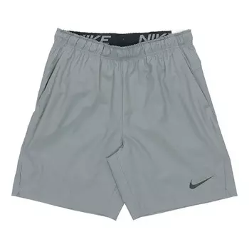 Шорты flex dri fit тканые тренировочные шорты Nike, серый