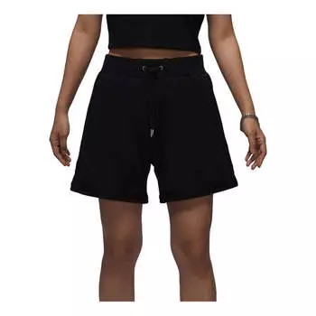 Шорты flight diamond fleece shorts asia sizing 'black' Air Jordan, черный