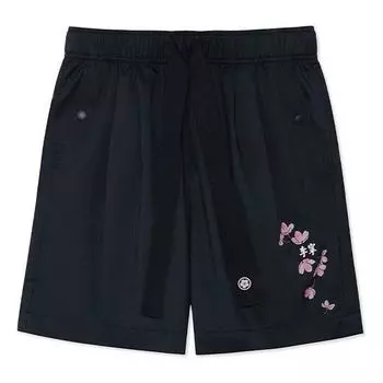 Шорты floral graphic shorts 'black' Li-Ning, черный