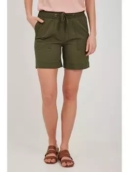 Шорты Fransa Shorts (Hosen) FRALSUMMER 7 Shorts - 20609301 Stoffhose aus Leinenmix, зеленый