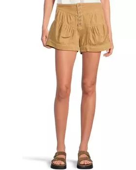 Шорты Free People Fleur Denim Shorts, цвет Washed Brown