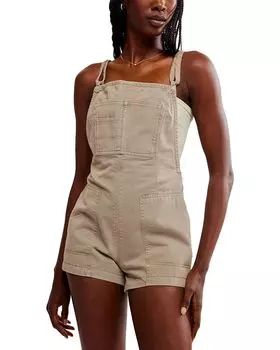 Шорты Free People Tough Love Shortall, цвет Laurel Oak