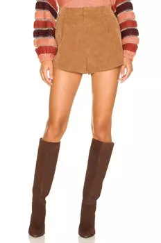 Шорты Free People X REVOLVE Roma Faux Suede Short, цвет Mocha