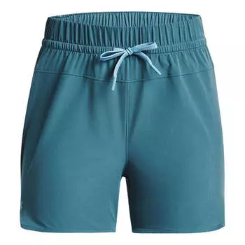 Шорты fusion 5inch shorts 'blue teal' Under Armour, синий
