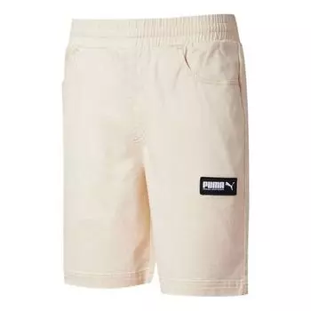 Шорты fuslon shorts 8 colorblock casual Puma, коричневый