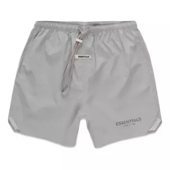 Шорты fw20 volley shorts 'silver' Fear Of God Essentials, серебряный