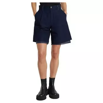 Шорты G-Star Linen Barrel denim, синий