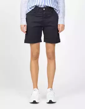 Шорты GANG "94NICA SHORTS", подходят бойфренду, цвет морской волны