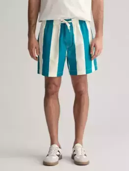 Шорты GANT Draw Cord Cotton Stripe, цвет blue/white