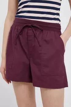 Шорты GAP из хлопка Gap, бордовый