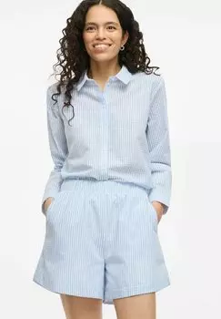 Шорты GESMOKTE BERMUDA GESTREIFT MIT ELASTIS BUND VILA, синий