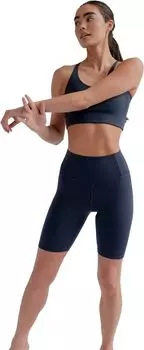 Шорты girlfriend collective Float Seamless High-Rise Bike Shorts, цвет Midnight