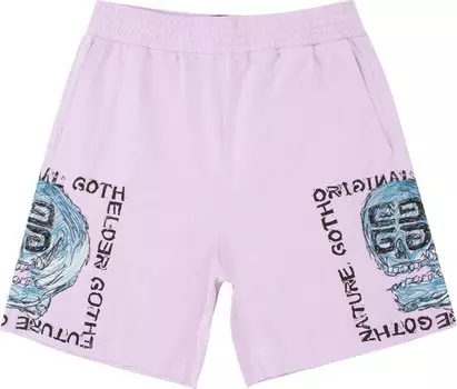 Шорты Givenchy Board Fit 4G Embroidery Shorts 'Lilac', фиолетовый