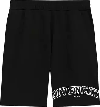 Шорты Givenchy Boxy Fit Embroidery Shorts 'Black', черный