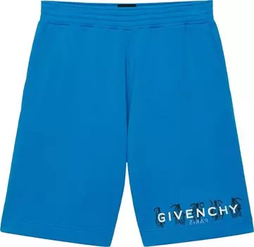 Шорты Givenchy Boxy Fit Reversed Print Shorts 'Bright Blue', синий