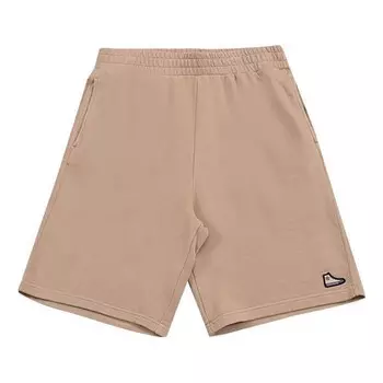 Шорты go-to sneaker patch french terry short 'beige' Converse, бежевый