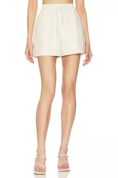 Шорты Good American Better Than Leather Short, цвет Bone001