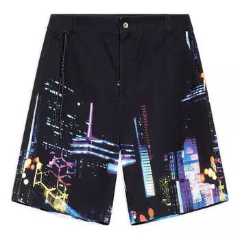 Шорты городские графические шорты Li-Ning, черный