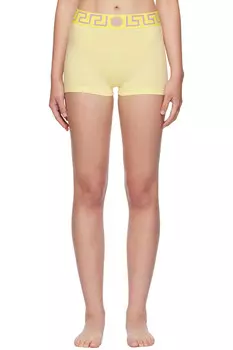 Шорты Greca border trunk Versace Underwear, желтый