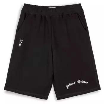 Шорты Grimey Causing Panic Baggy Sweat, черный