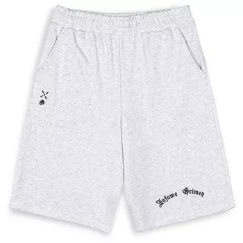 Шорты Grimey Causing Panic Baggy Sweat, серый