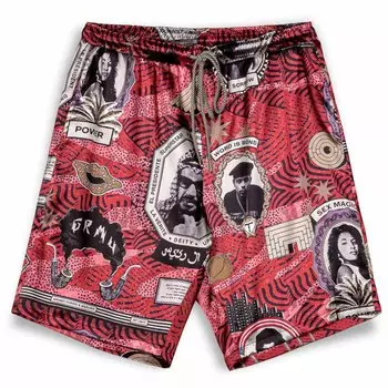 Шорты Grimey Supastar Satin, красный