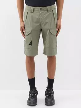 Шорты grimner из смесового органического хлопка Klttermusen, зеленый