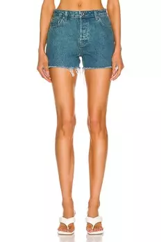 Шорты Grlfrnd Helena High Rise Cut Off, цвет Deep Springs