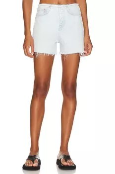 Шорты GRLFRND Sydney Mid Rise Frayed Waist Short, цвет Caliente