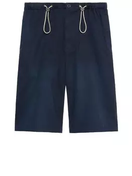 Шорты Gucci Cotton drill bermuda, синий