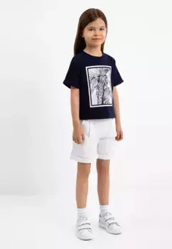 Шорты Gulliver с регулируемым поясом, белый