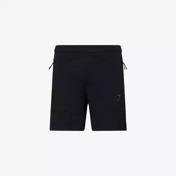 Шорты Gymshark с двумя карманами на молнии, черный