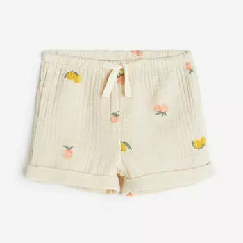 Шорты H&amp;M Fruit Cotton, бежевый