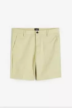 Шорты H&M Regular Fit Chino, светло-зелёный