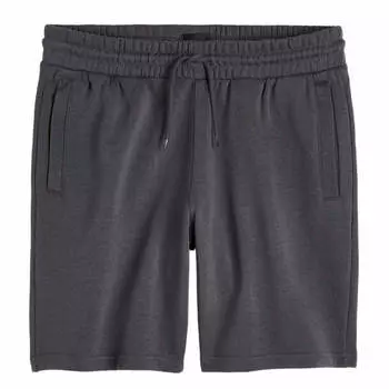 Шорты H&M Regular Fit, серый