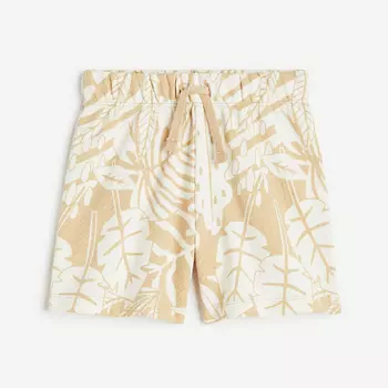 Шорты H&M Kids Tropical Leaves, бежевый