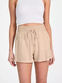 Шорты Harper из смеси льна Guess Factory, цвет g118